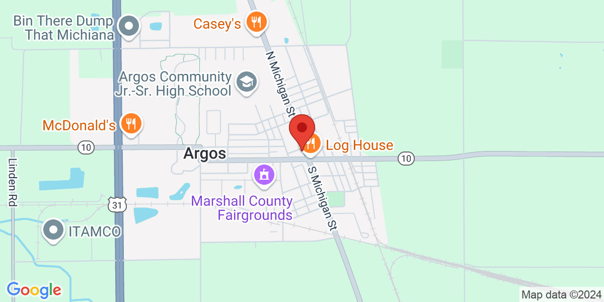 Map of Argos Public Library